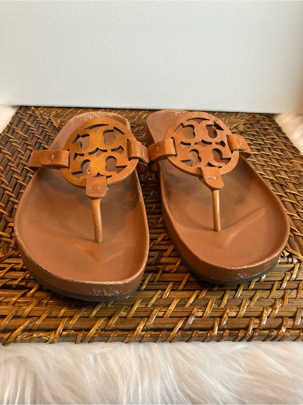 Tory Burch Miller Cloud Sandals Size 7.5 - Picture 2 of 6